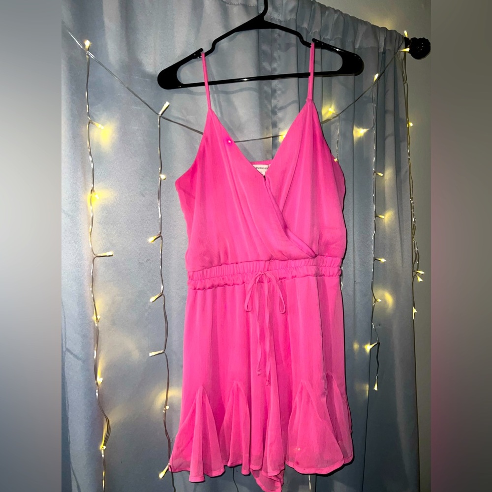 Francesca’s Flare Romper (Pink)